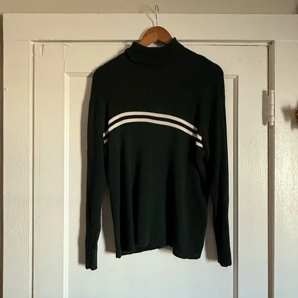 Vintage green turtleneck - Picture 3 of 4